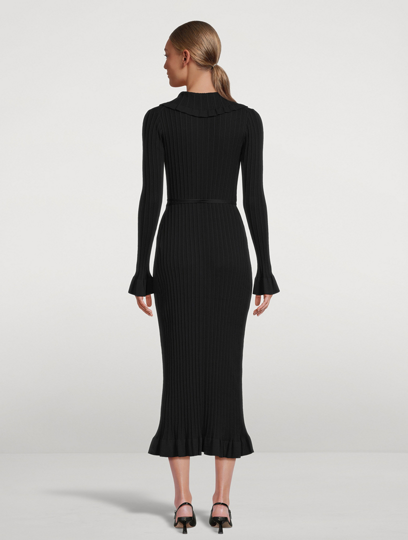 BY MALENE BIRGER Gianina Ri-Knit Long Dress | Holt Renfrew