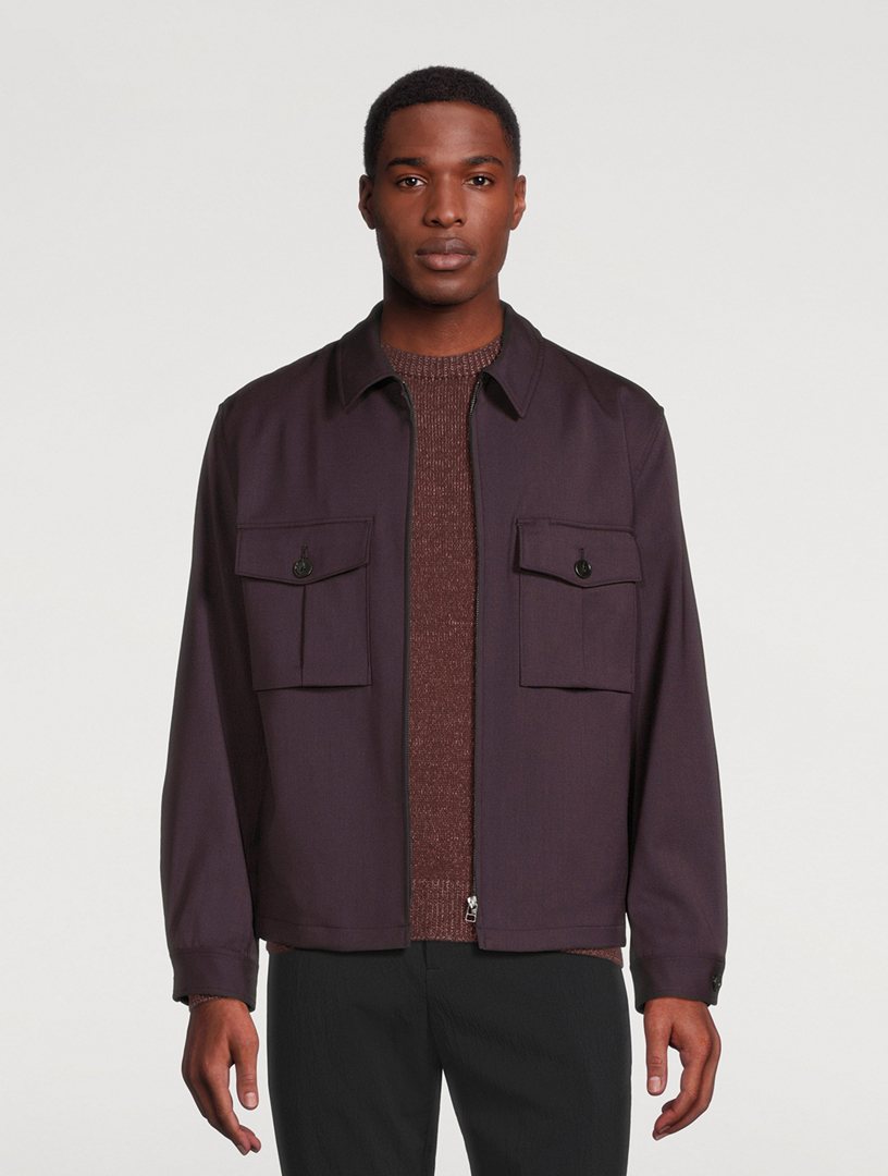 Project Wool Gabardine Shirt Jacket