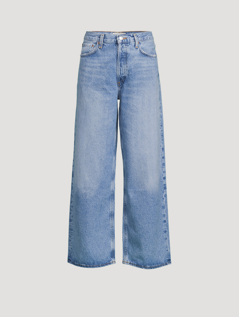 ALEXANDERWANG.T Straight-Leg Jeans With Layered Underwear