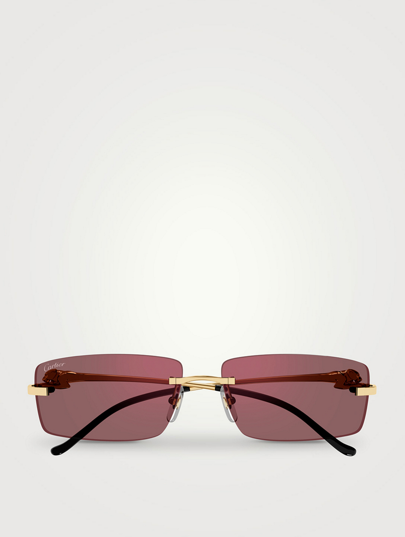 CARTIER Panth re De Cartier Rectangular Sunglasses Holt Renfrew