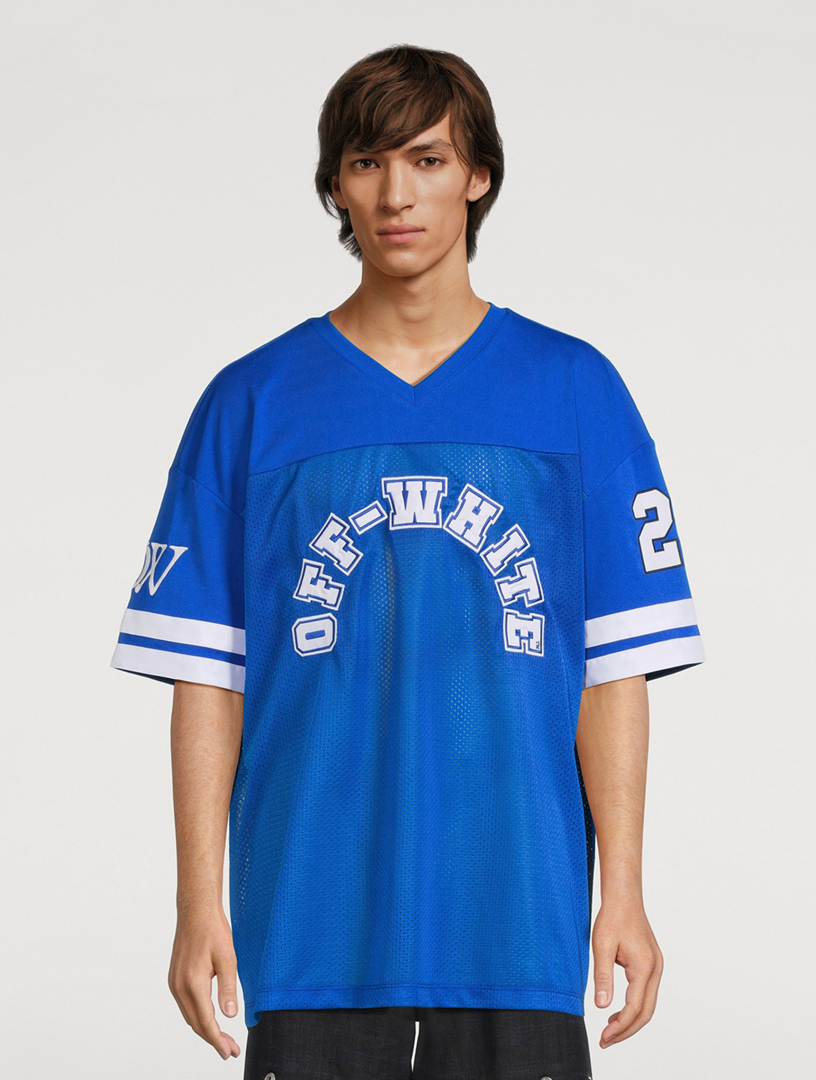 OFF-WHITE Football Mesh T-Shirt