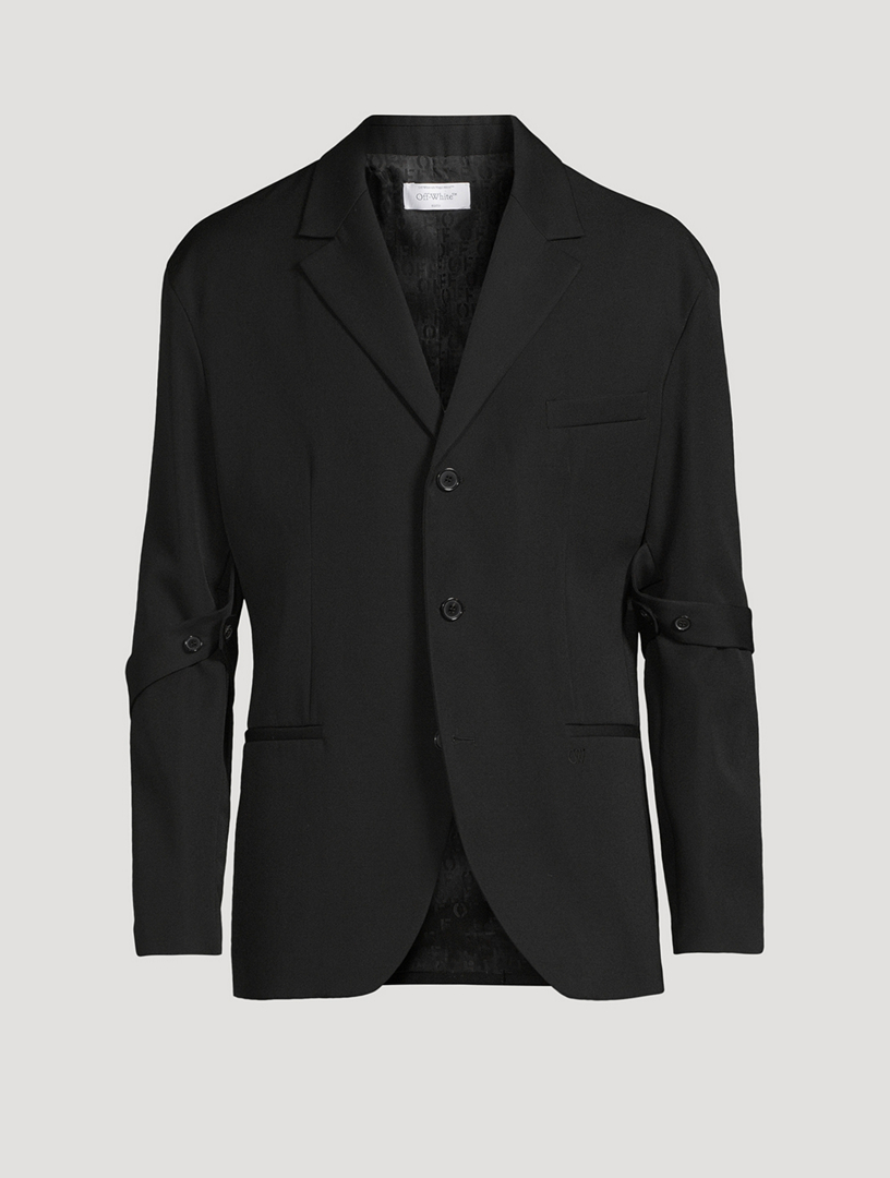 Wool Single-Breasted Jacket