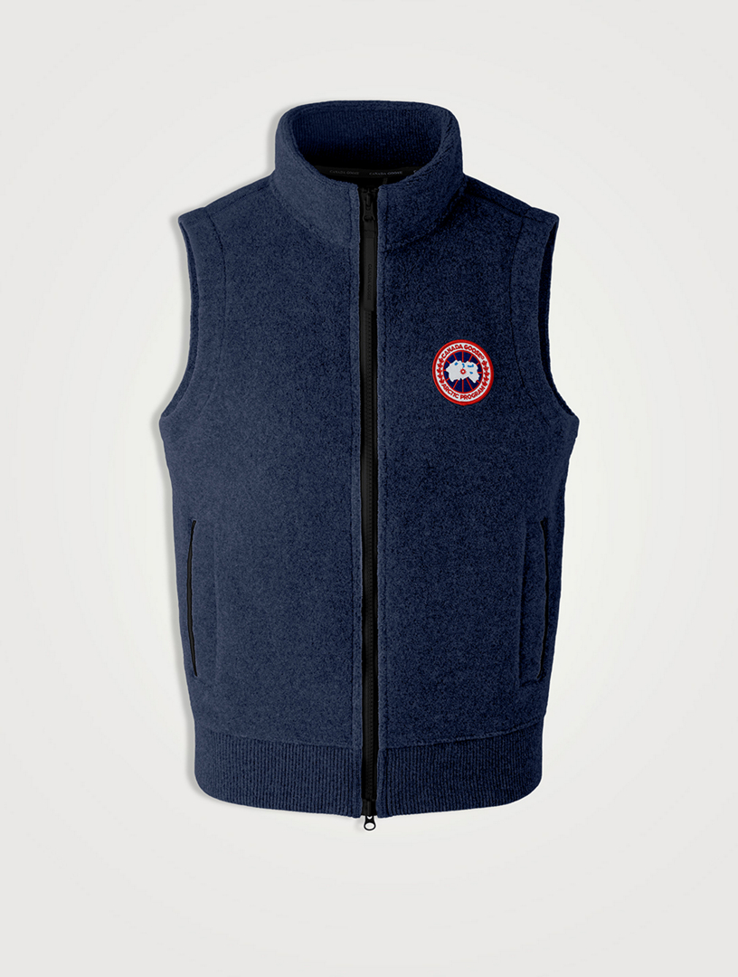 品質は非常に良い Brook Fleece Vest Olive size1 - メンズ