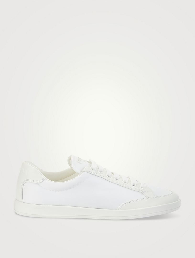 Prada suede and nylon on sale sneakers