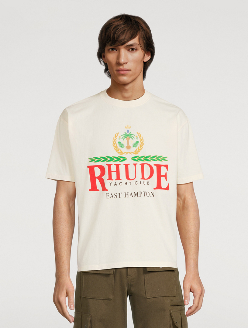 East Hampton Crest Cotton T-Shirt