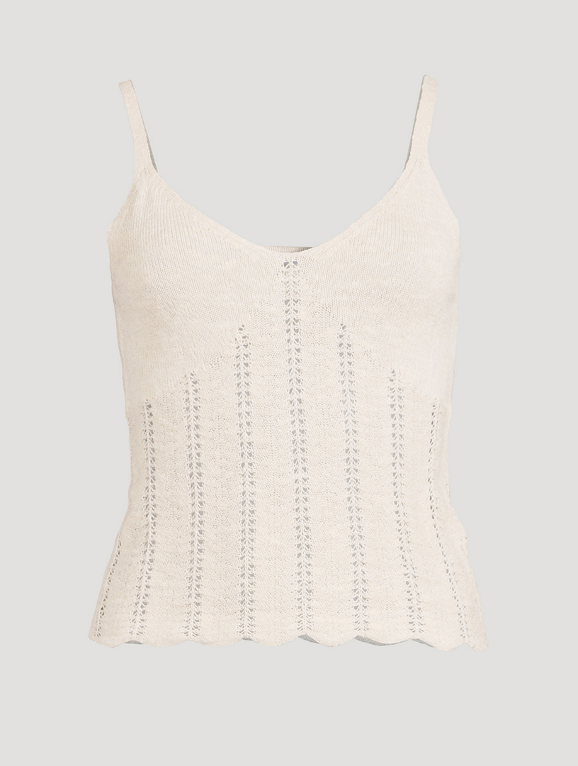 NAADAM Pointelle Knit Tank Top