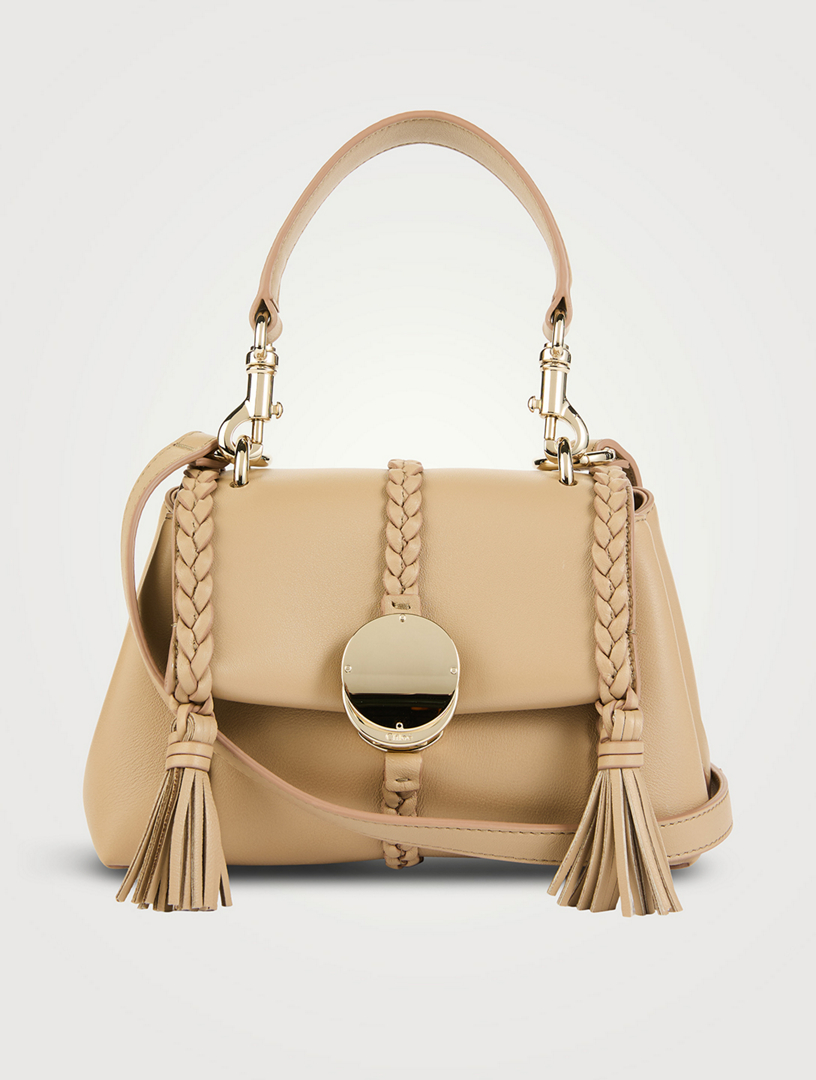 Mini Penelope Leather Shoulder Bag