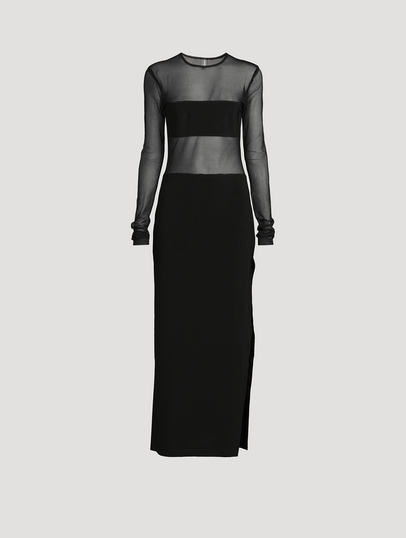 NORMA KAMALI Dash Dash Long Dress With Side Slit Holt Renfrew