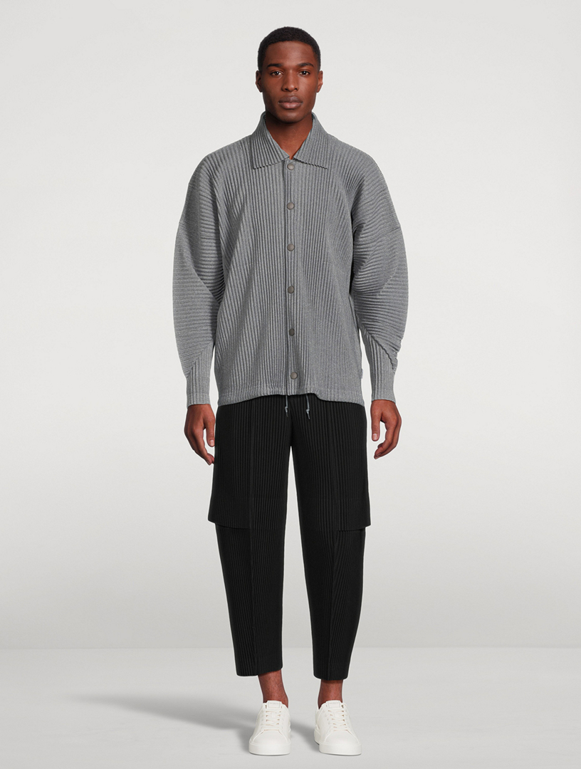 HOMME PLISSÉ ISSEY MIYAKE Heather Pleats Jacket | Holt Renfrew