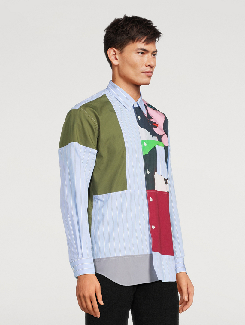 Andy Warhol x Cotton Shirt Striped Print