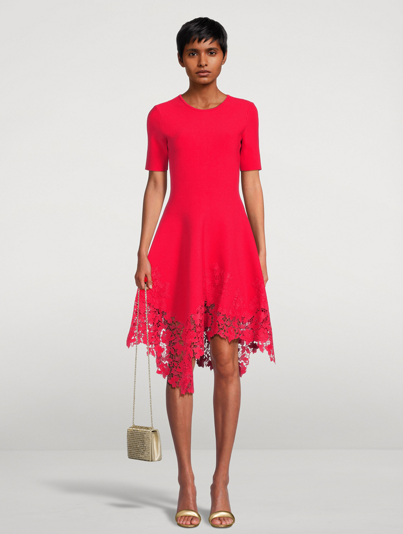 Gardenia Guipure Lace Midi Dress