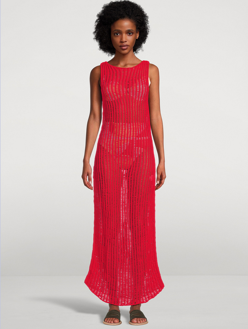 ZULU & ZEPHYR Crochet Backless Dress | Holt Renfrew
