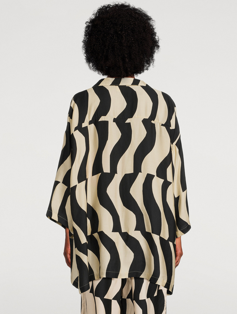 Lenzing Tencel Shirt Splice Print