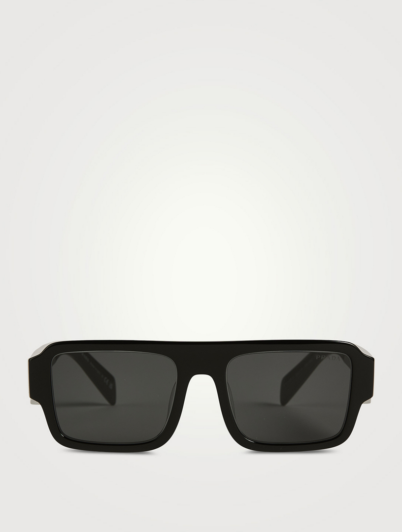 Men's Boyfriend Reverse Acetate Square Sunglasses