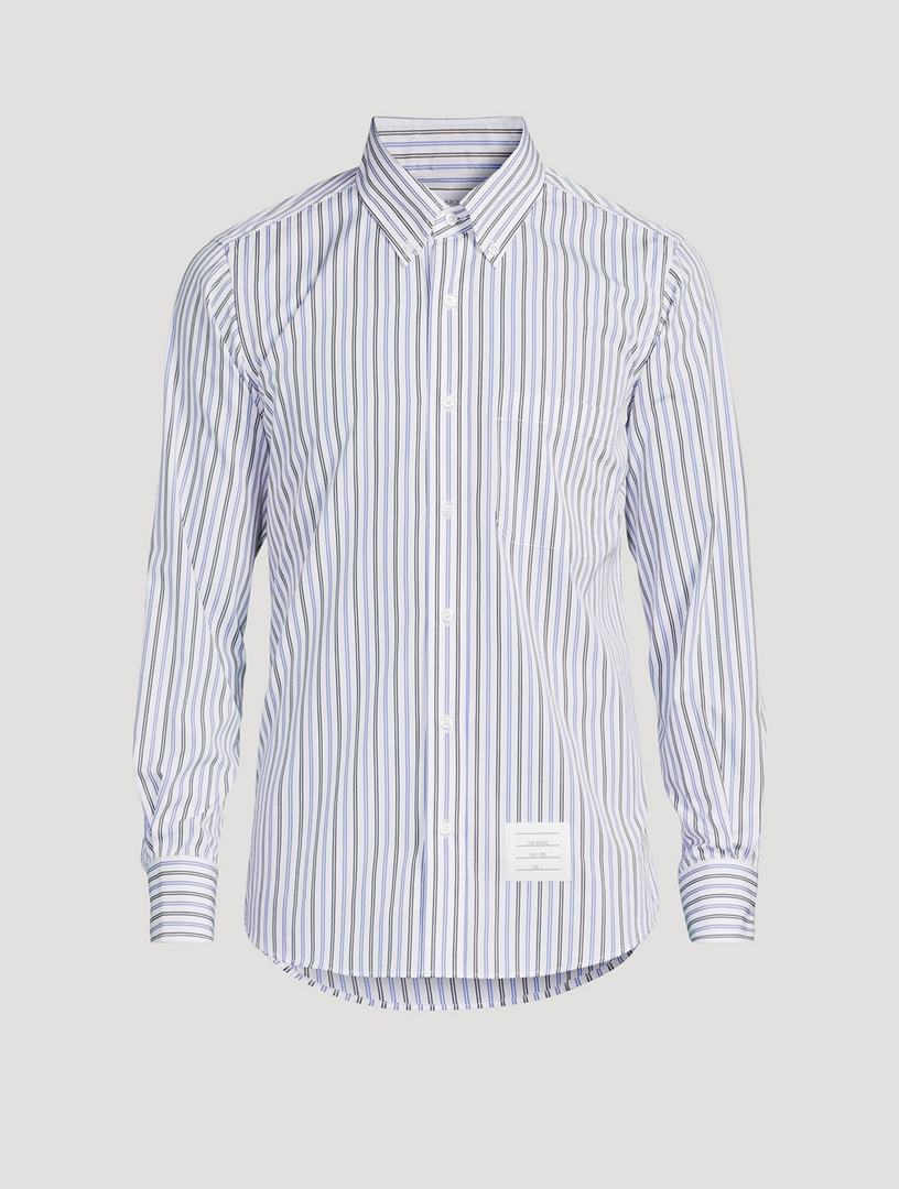 Poplin Shirt Striped Print