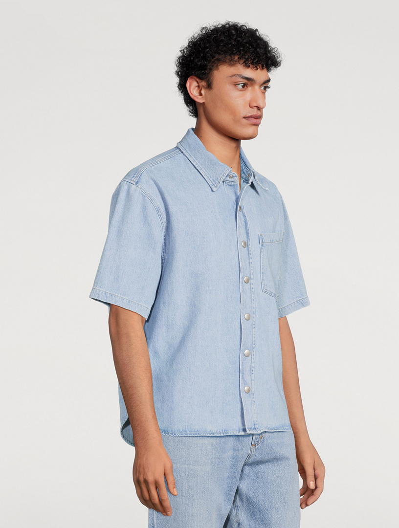 Perry Denim Short-Sleeve Shirt