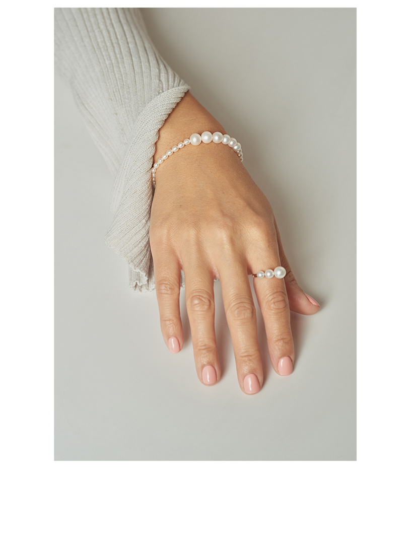 Poppy finch pearl bracelet store