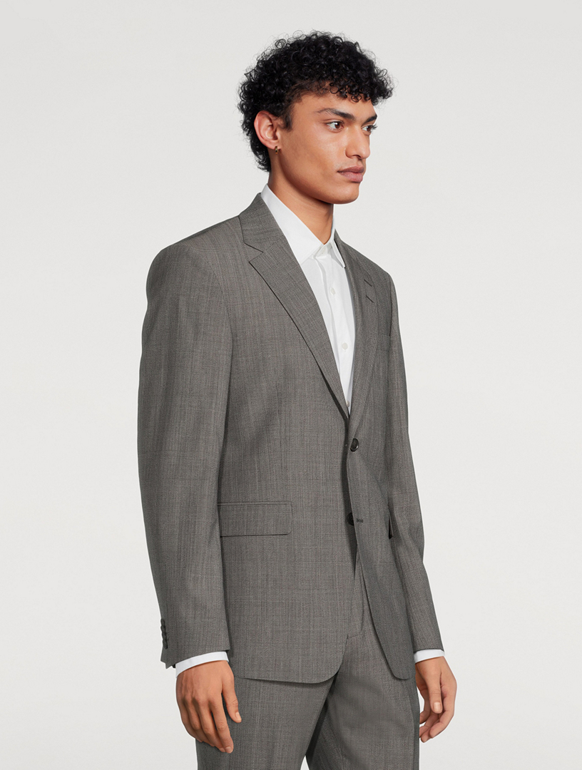 Justinn Wool-Blend Slim-Fit Jacket