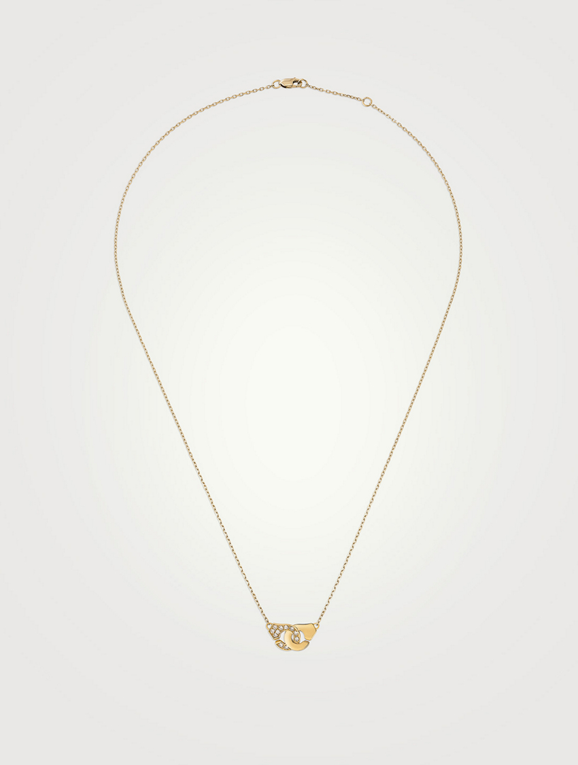 Menottes Dinh Vanh R8 18K Gold Necklace With Diamonds
