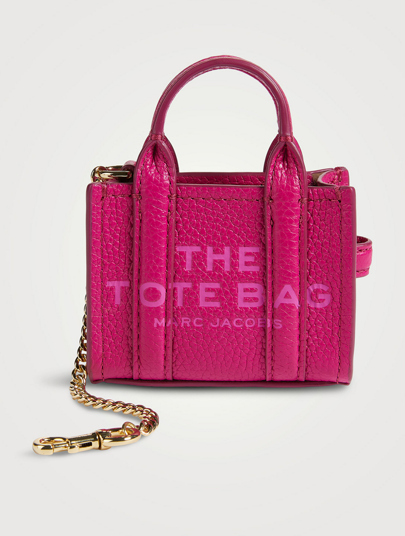 MARC JACOBS The Nano Leather Tote Bag Charm | Holt Renfrew