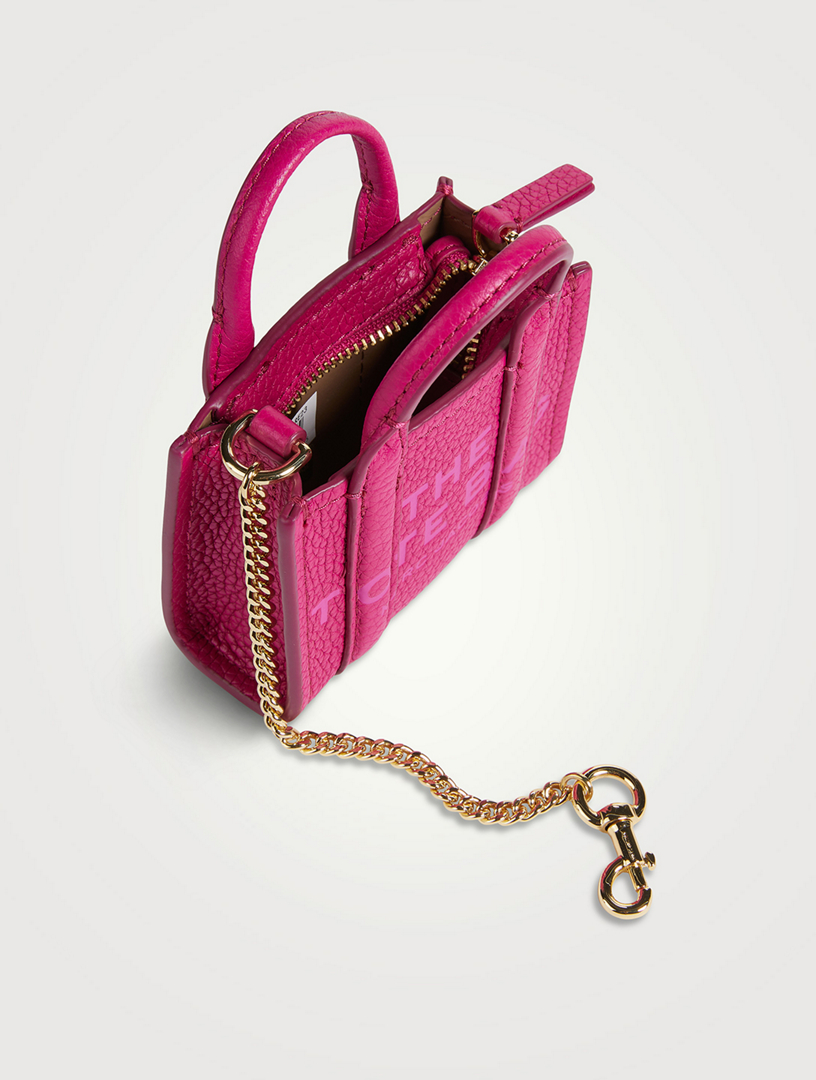 MARC JACOBS The Nano Leather Tote Bag Charm | Holt Renfrew