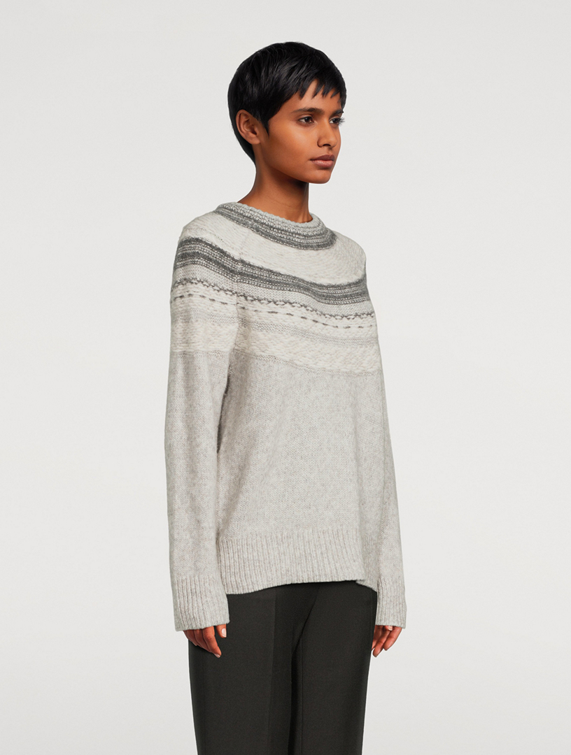 Vince fair isle hot sale turtleneck sweater