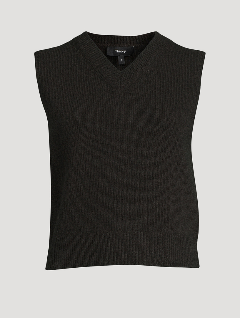 THEORY Felted Wool Cashmere Sweater Vest | Holt Renfrew