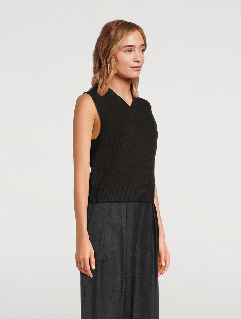 THEORY Felted Wool Cashmere Sweater Vest | Holt Renfrew