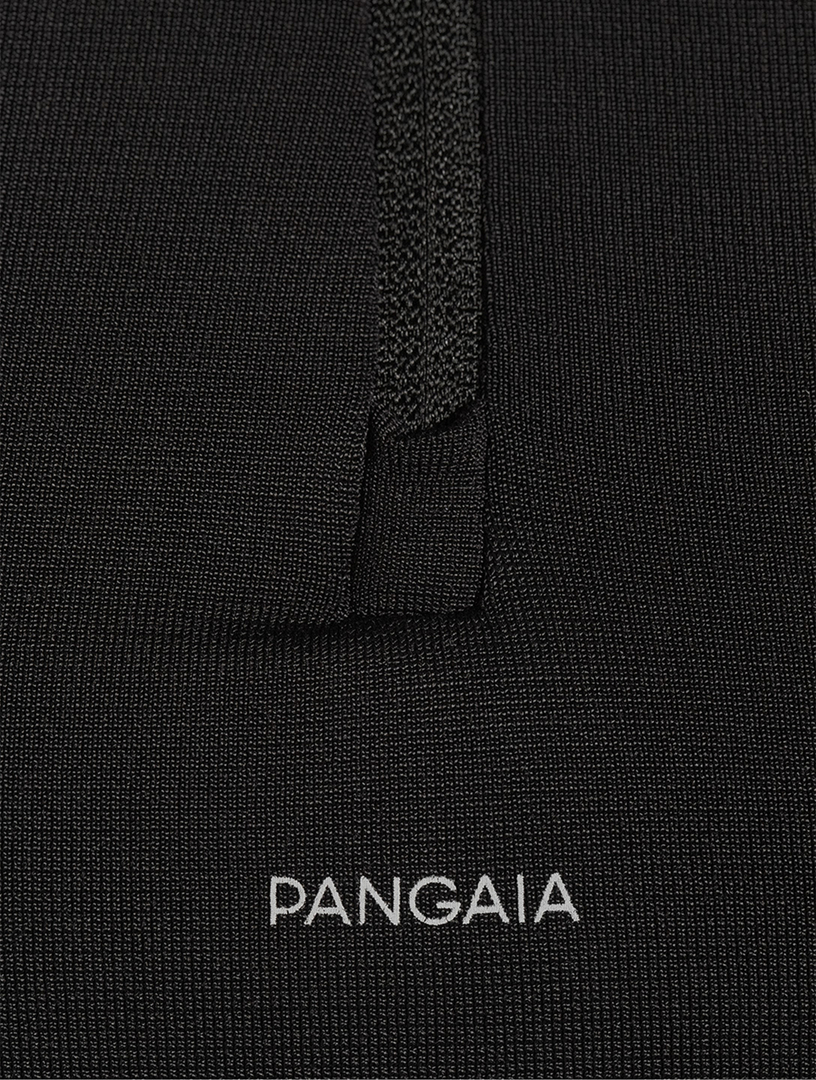 Women's Plant-stretch Long Sleeve Cropped Top - Black - Pangaia