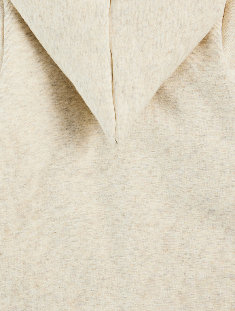 Quilted Cotton Hooded Jumpsuit