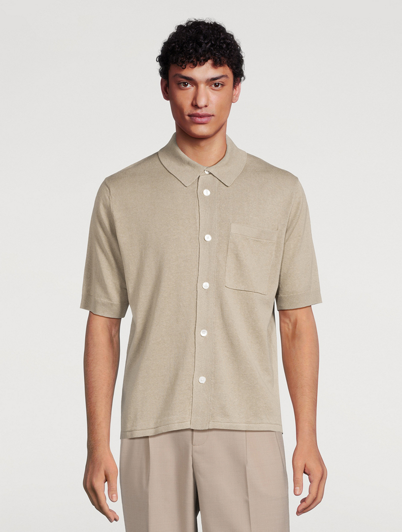 Rollo Cotton And Linen Short-Sleeve Shirt