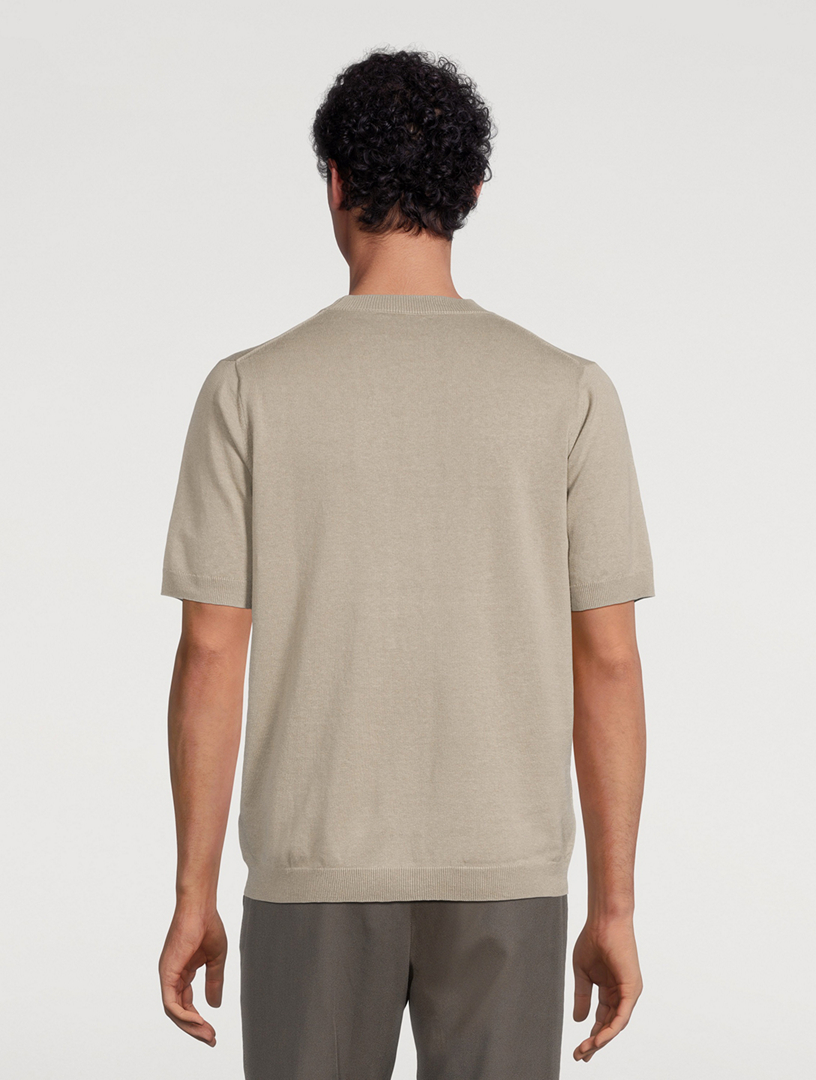 Rhys Linen And Cotton T-Shirt