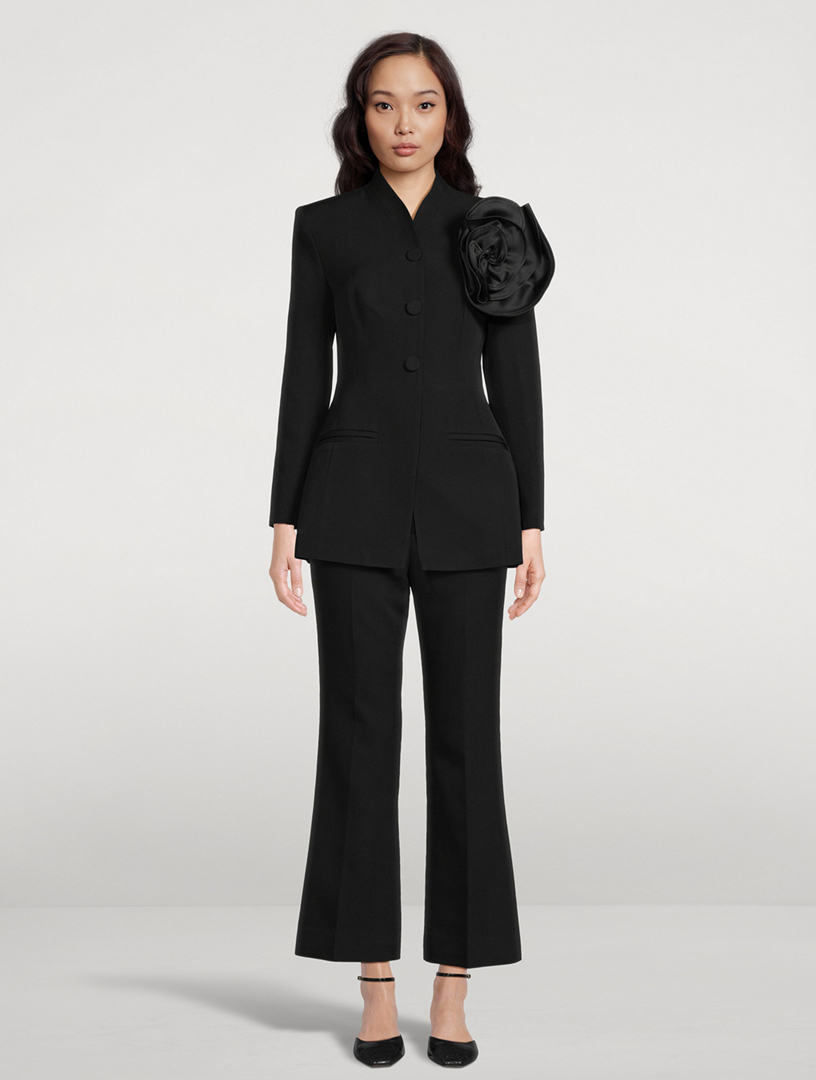 Adam Kick-Flare Trousers
