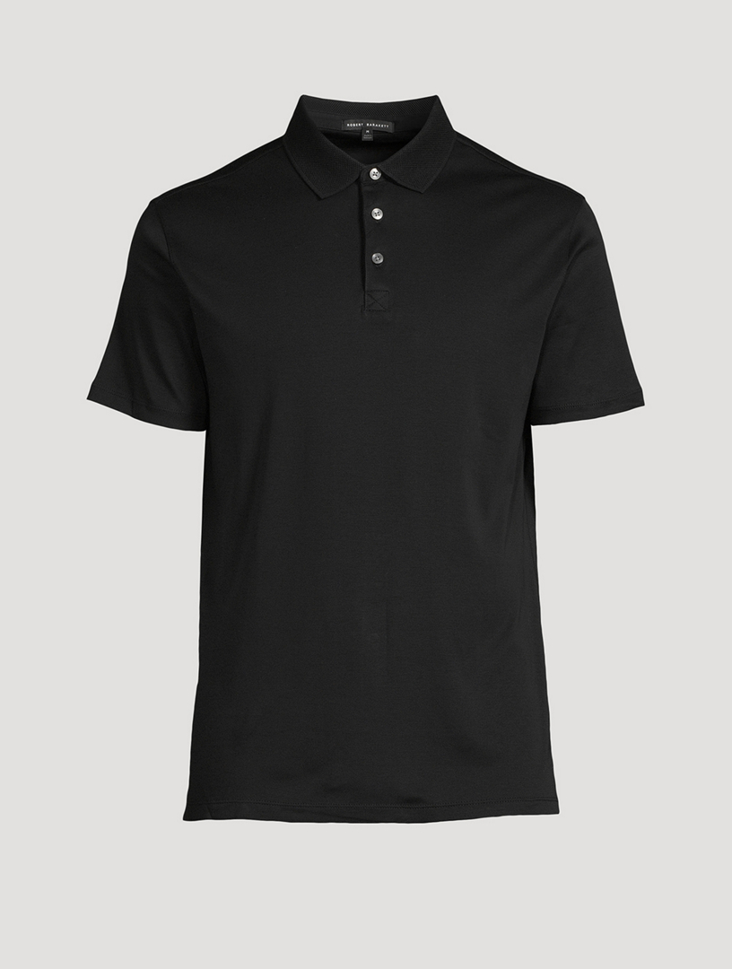 BURBERRY Monogram Motif Cotton Piqué Polo Shirt | Holt Renfrew