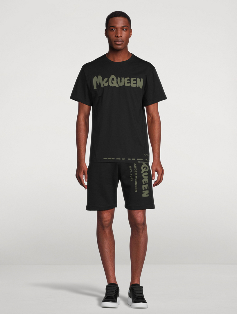 ALEXANDER MCQUEEN Graffiti Logo T-Shirt | Holt Renfrew