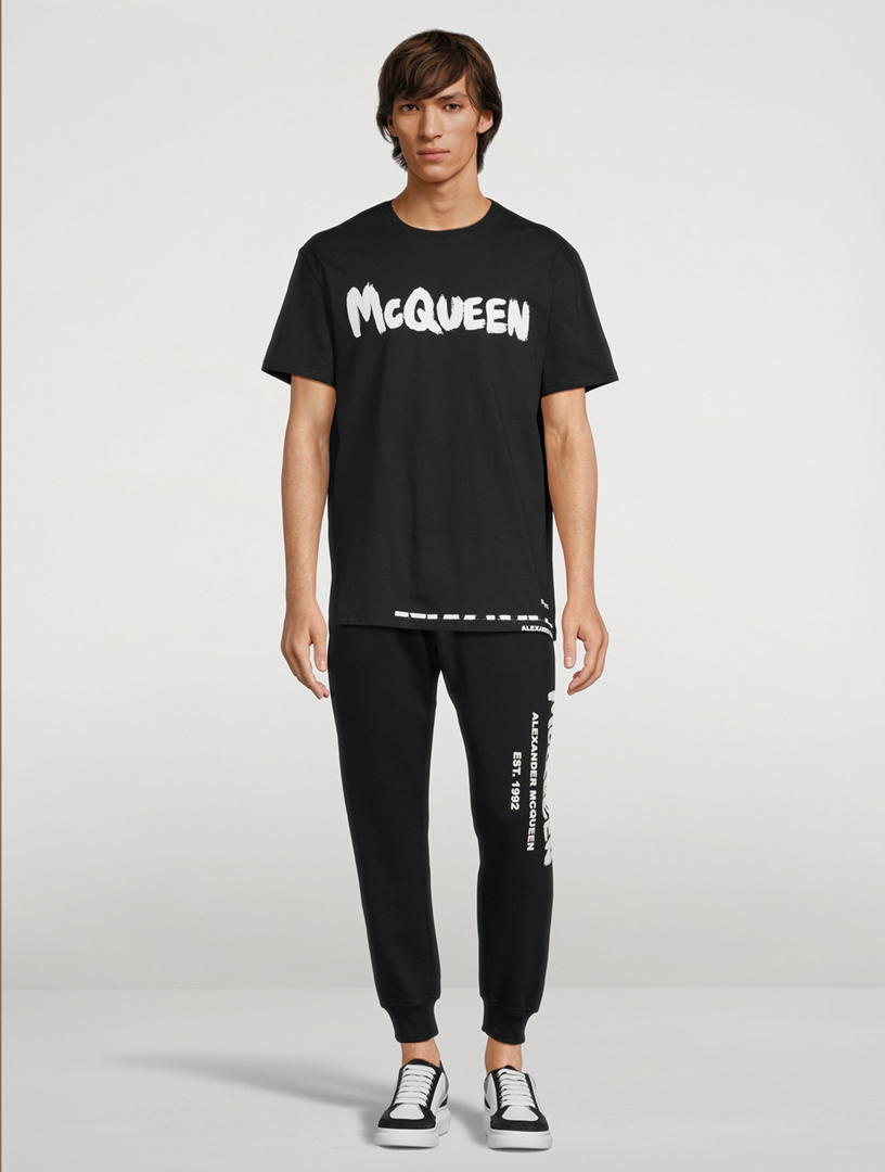 ALEXANDER MCQUEEN Graffiti Cotton T-Shirt | Holt Renfrew