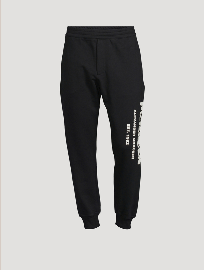 CELINE HOMME Tapered Logo-Print Cotton-Blend Jersey Sweatpants for Men