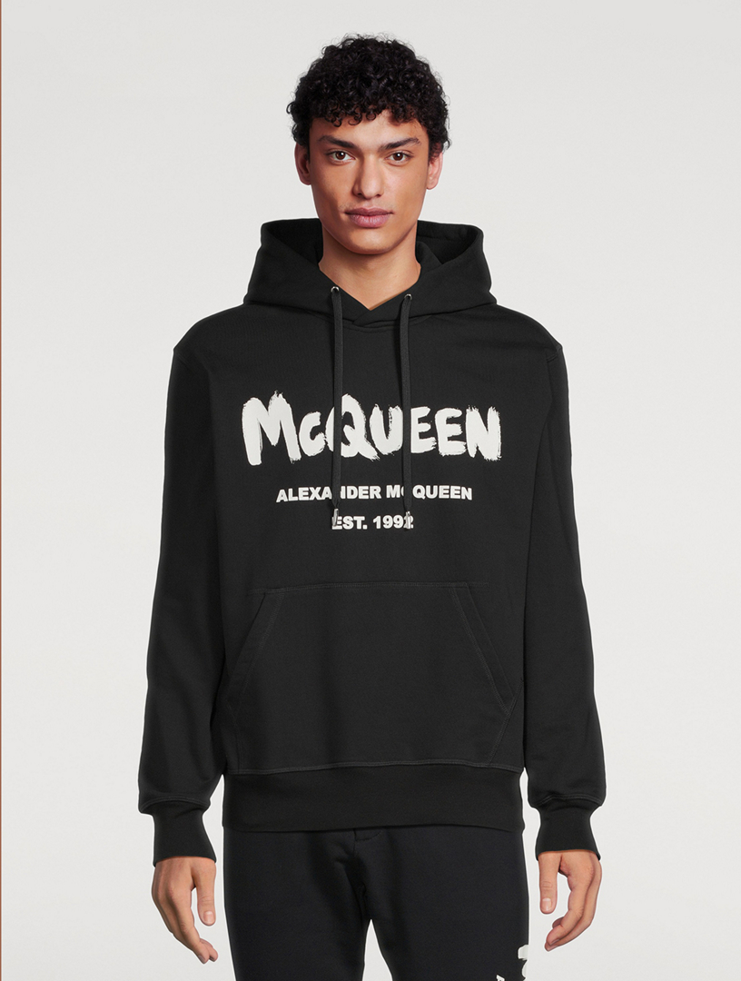 Black alexander mcqueen clearance hoodie