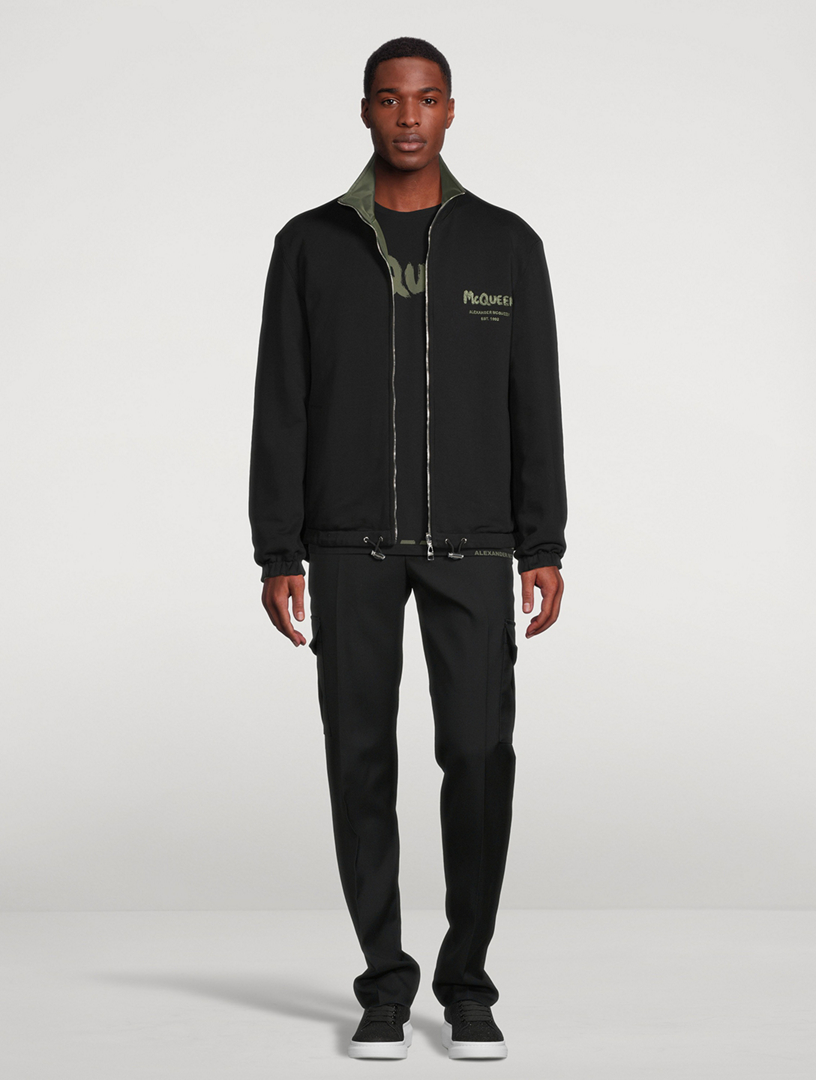Cotton And Nylon Reversible Jacket