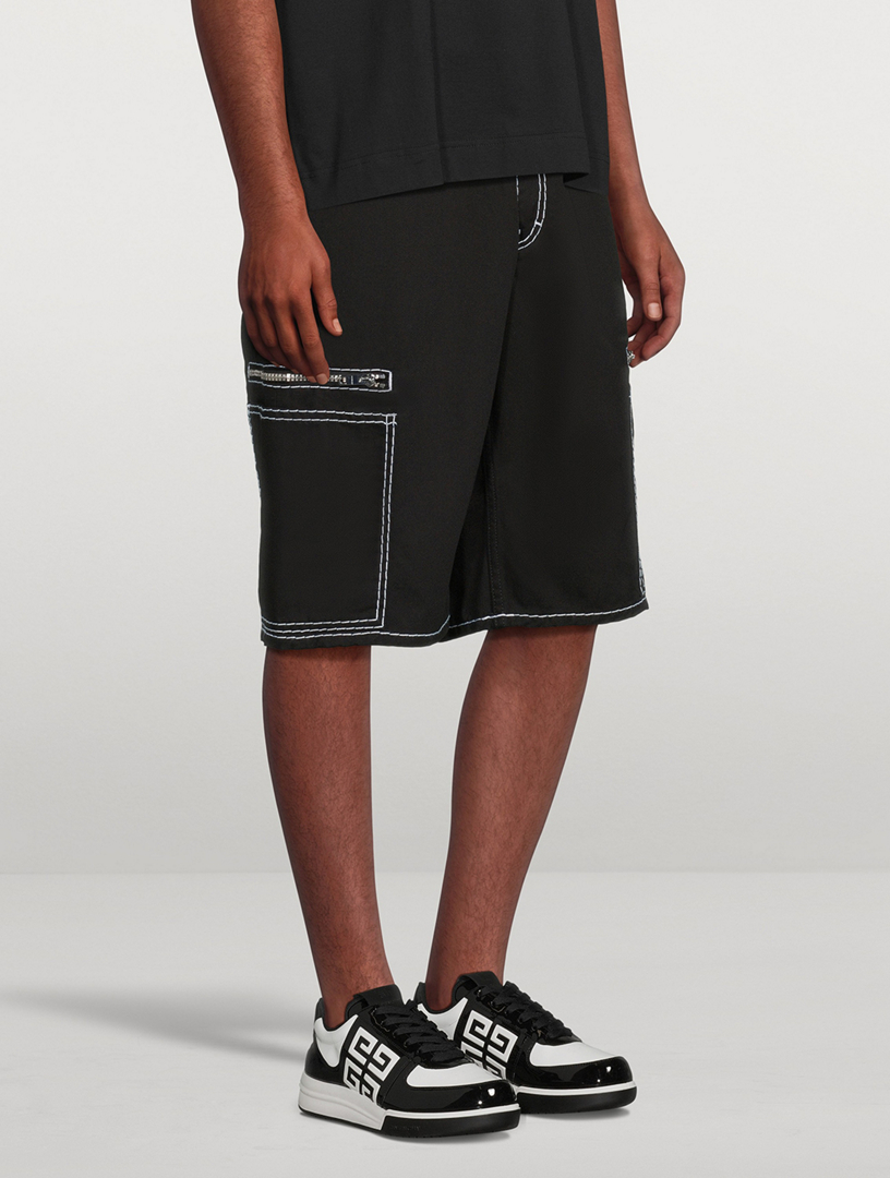 Cotton Oversized Shorts