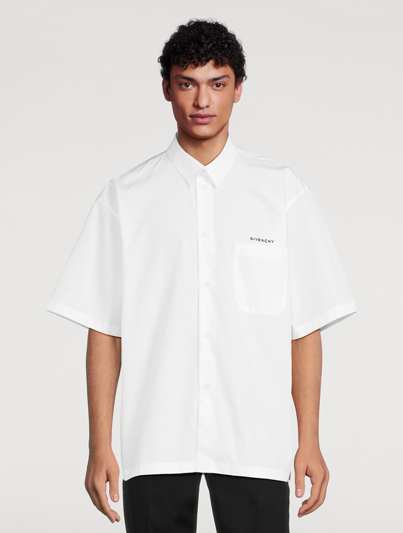 GIVENCHY Cotton Short Sleeve Shirt Holt Renfrew