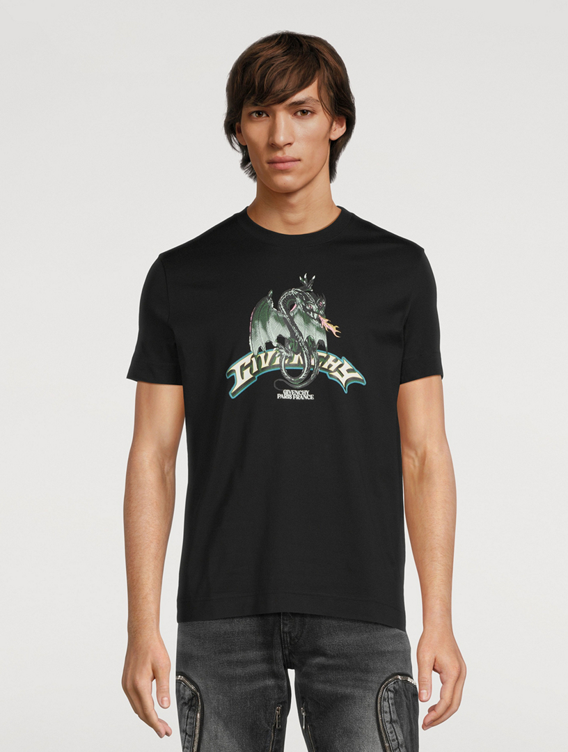 Dragon Cotton Slim Fit T Shirt