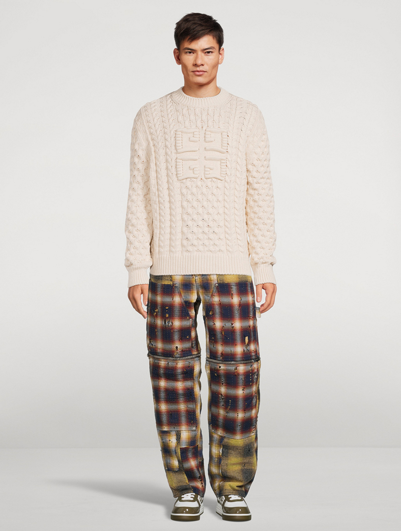 4G Cable Knit Sweater