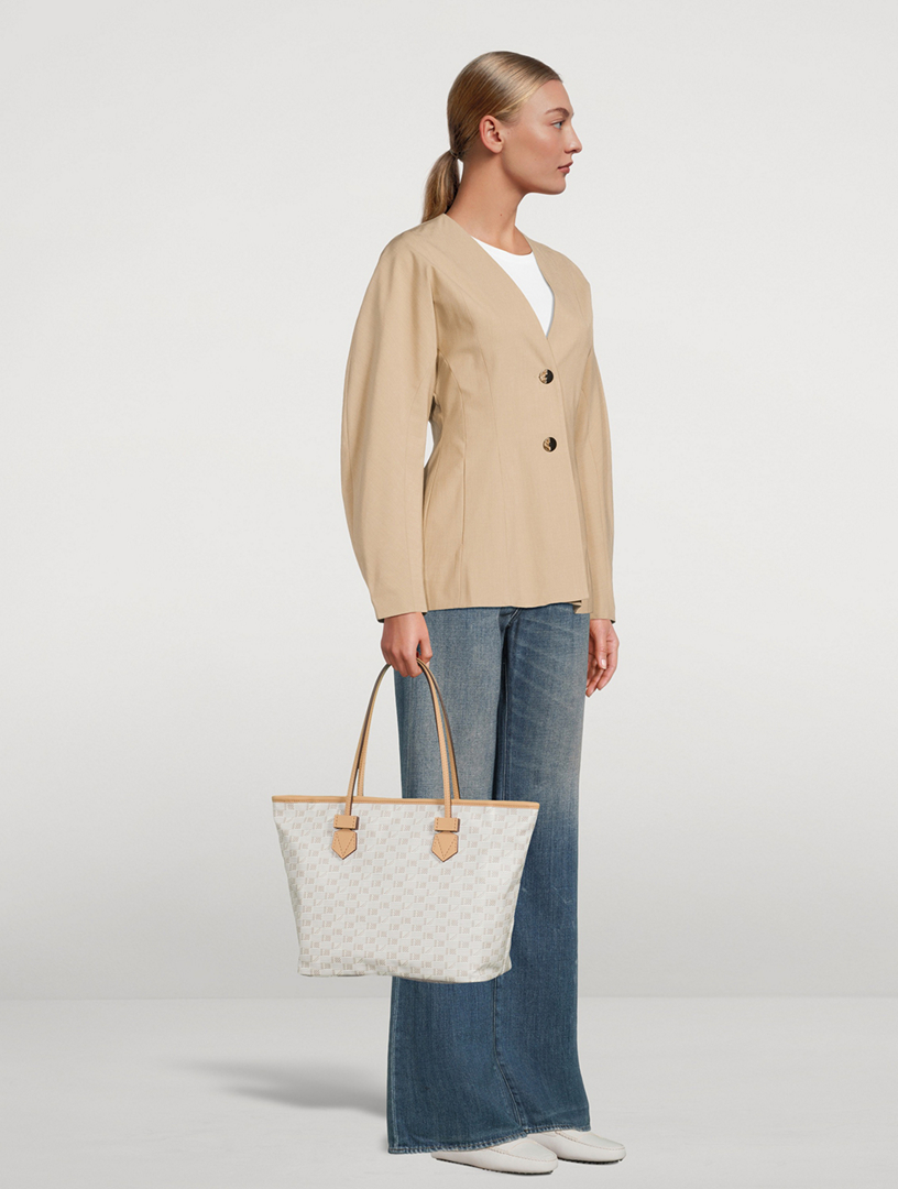 Saint Tropez Coated Canvas Tote Bag