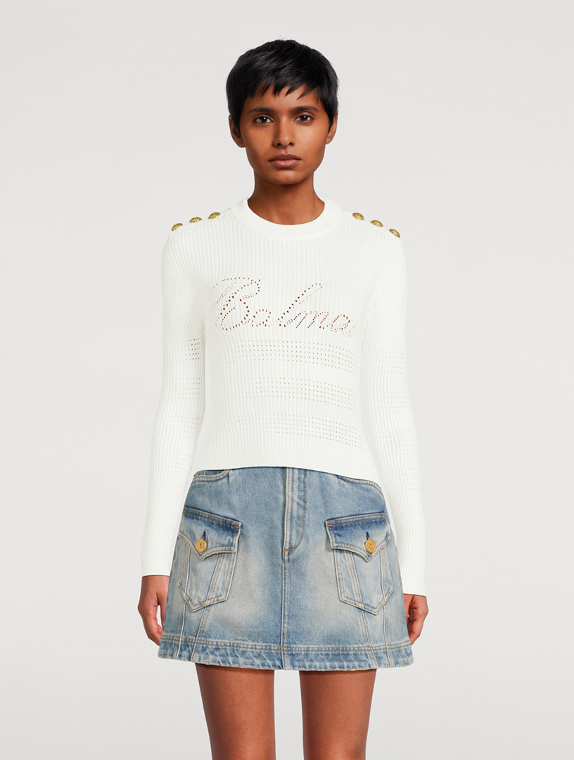 Cursive Logo Sweater