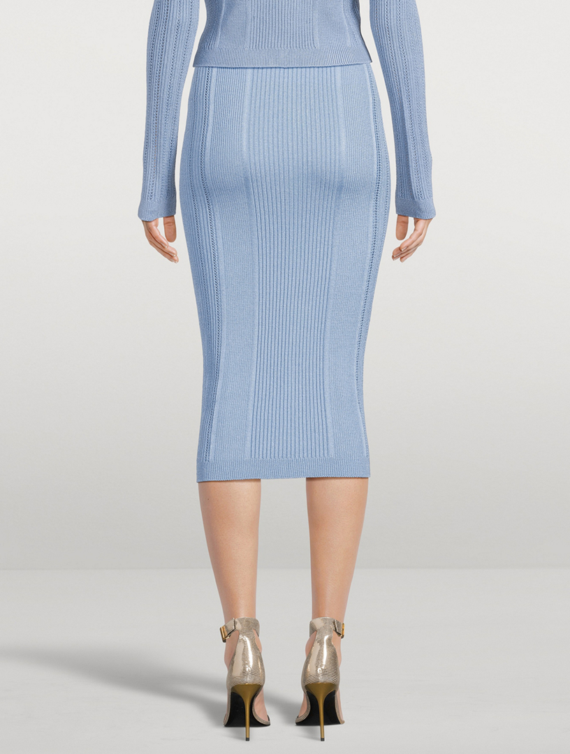 Knit Pencil Skirt
