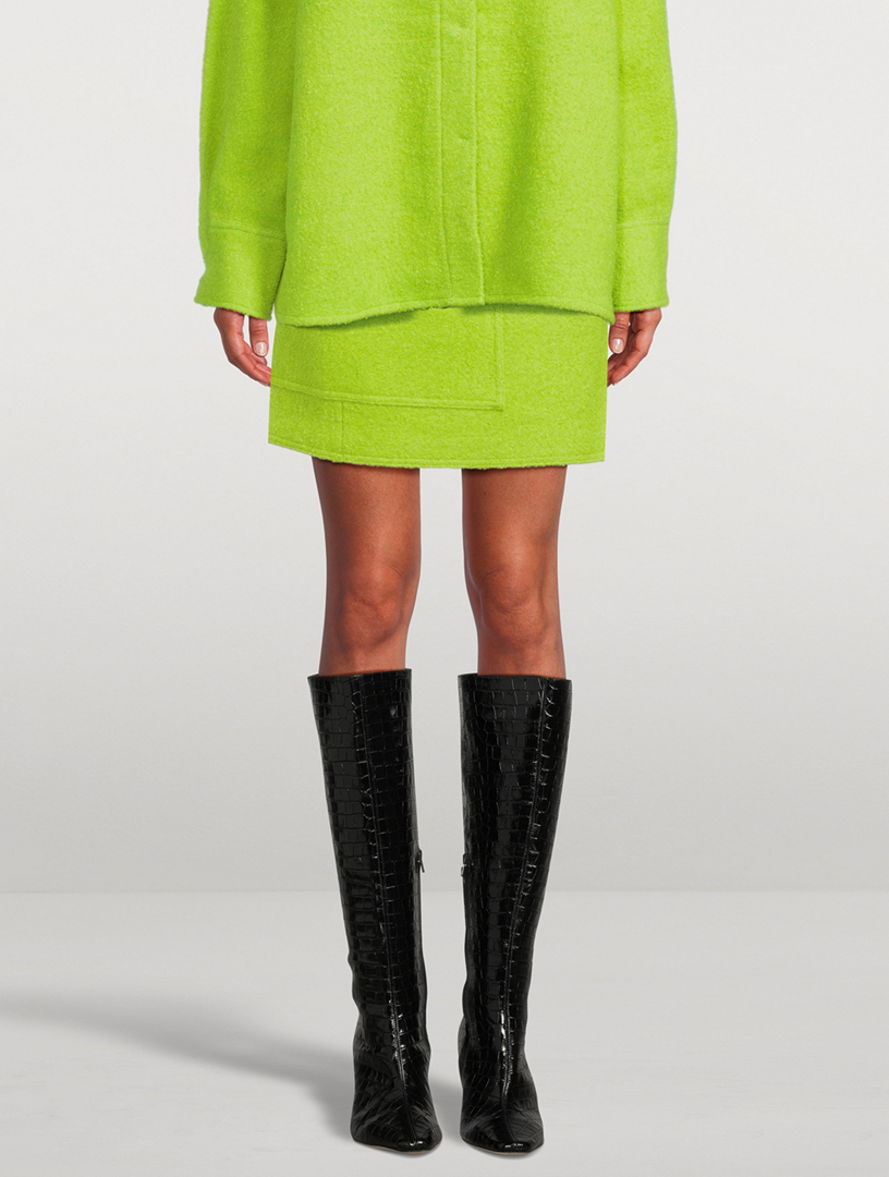 Inez Fleece Mini Skirt
