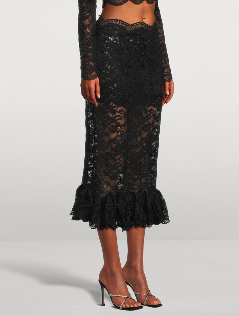 Lace Midi Skirt