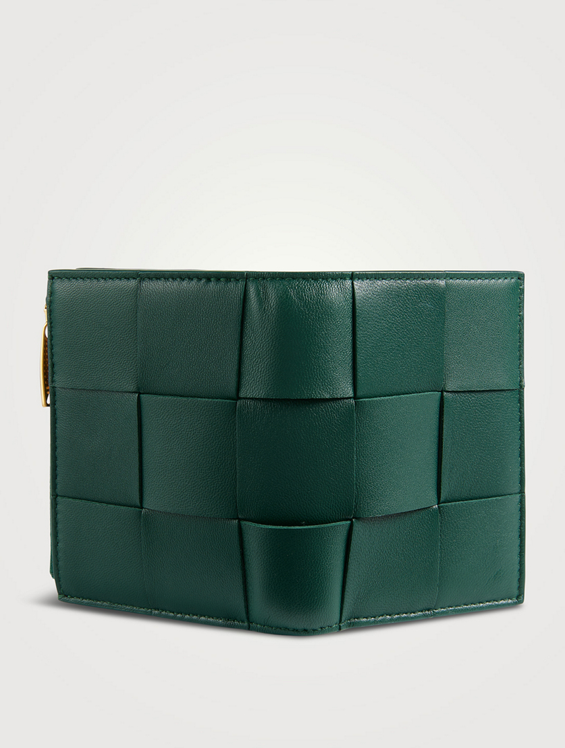 Bottega zip outlet wallet