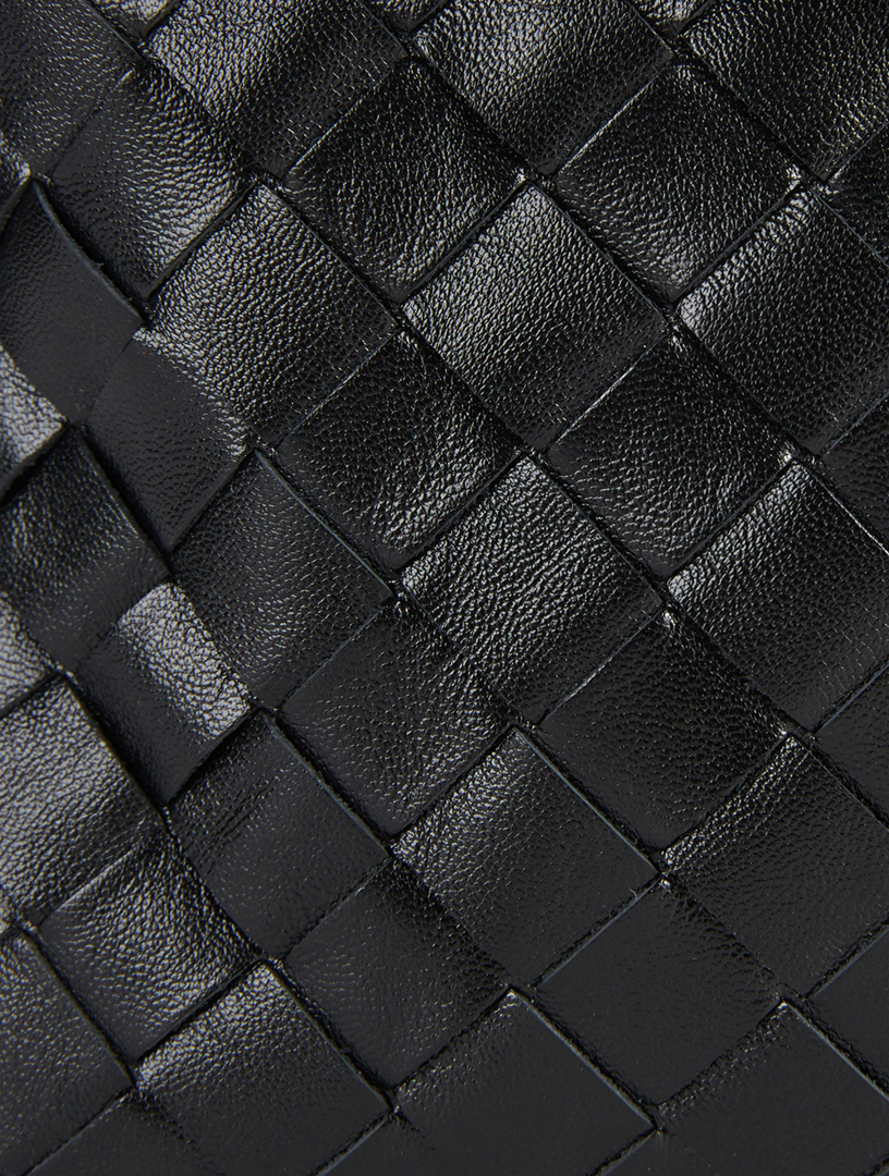 Mini Hop Intrecciato Leather Shoulder Bag